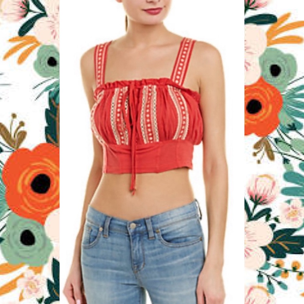 FREE PEOPLE “Hill Top” Crop Top